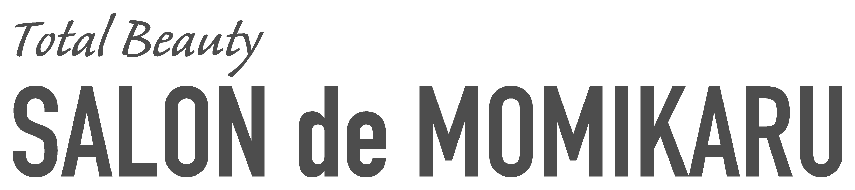 SALON de MOMIKARU ロゴ